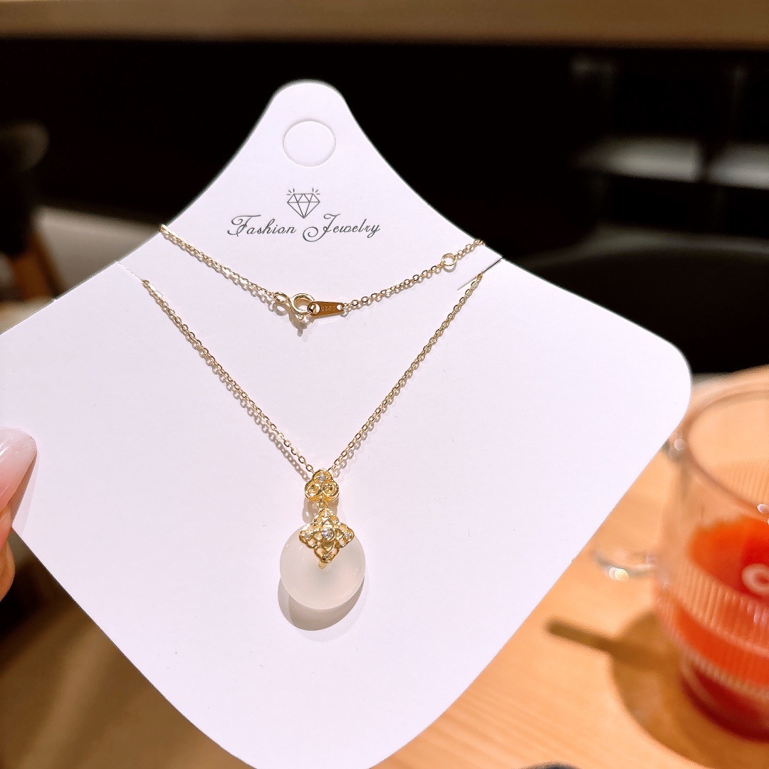 可愛い高品質シルバーネックレスシルバー クリスマス