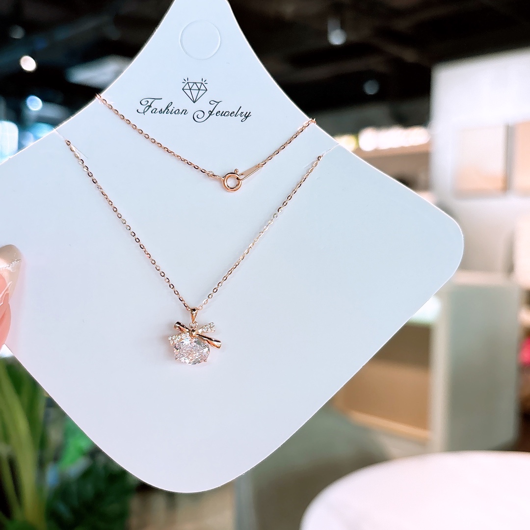 S925 Sterling Silver Necklace Gentle Gift for Her Silver