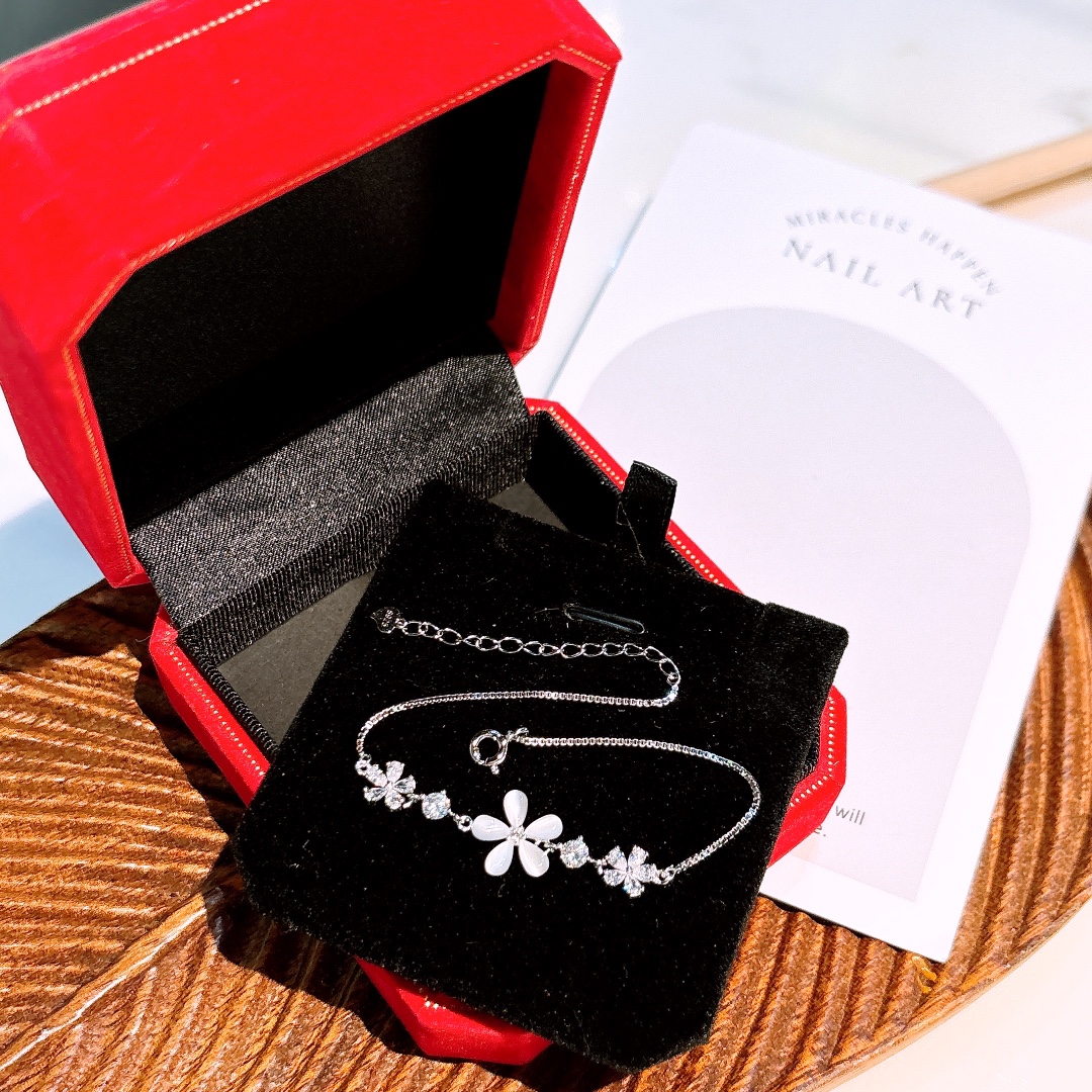 925 Silver Bracelet Delicate Mother's Day Gold