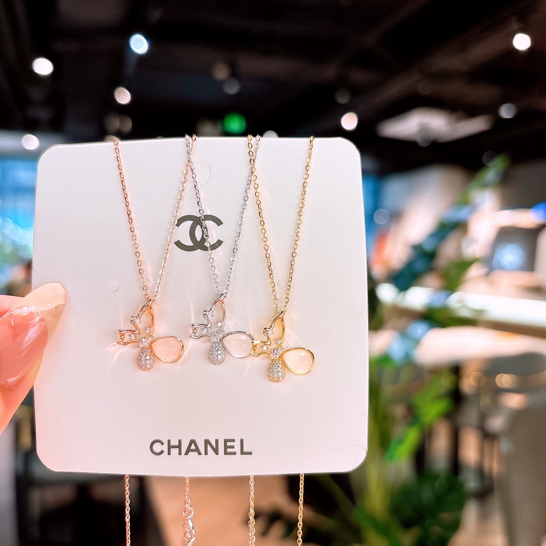 High Polish Silver Necklace Korean Style Wedding Gold