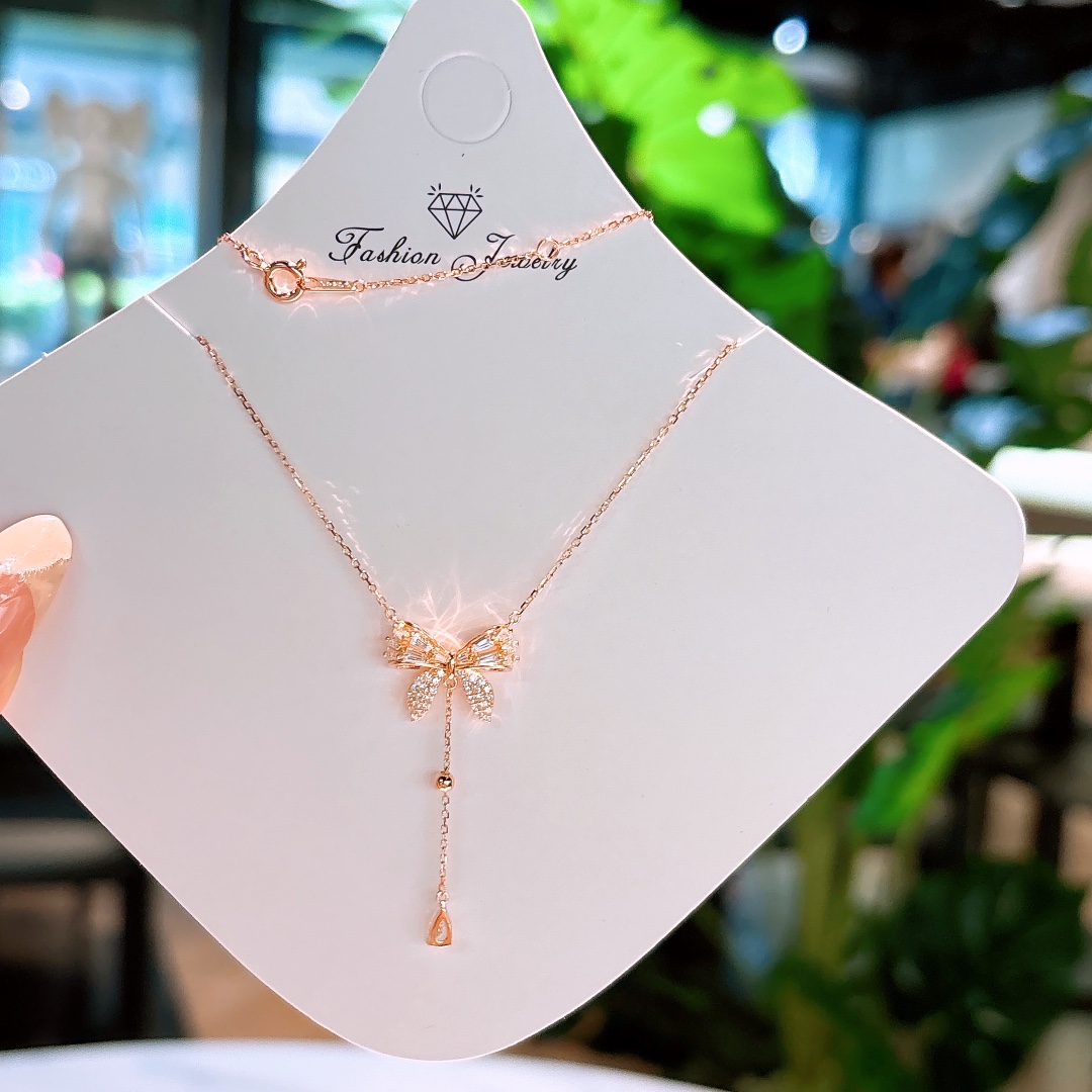 Low Allergy Silver Necklace Ethereal Everyday Wear Gold