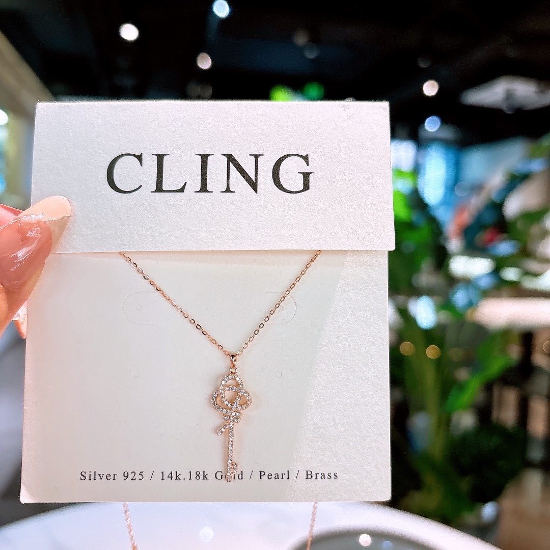 フレンチアレルギー対応シルバーネックレスゴールド 誕生日