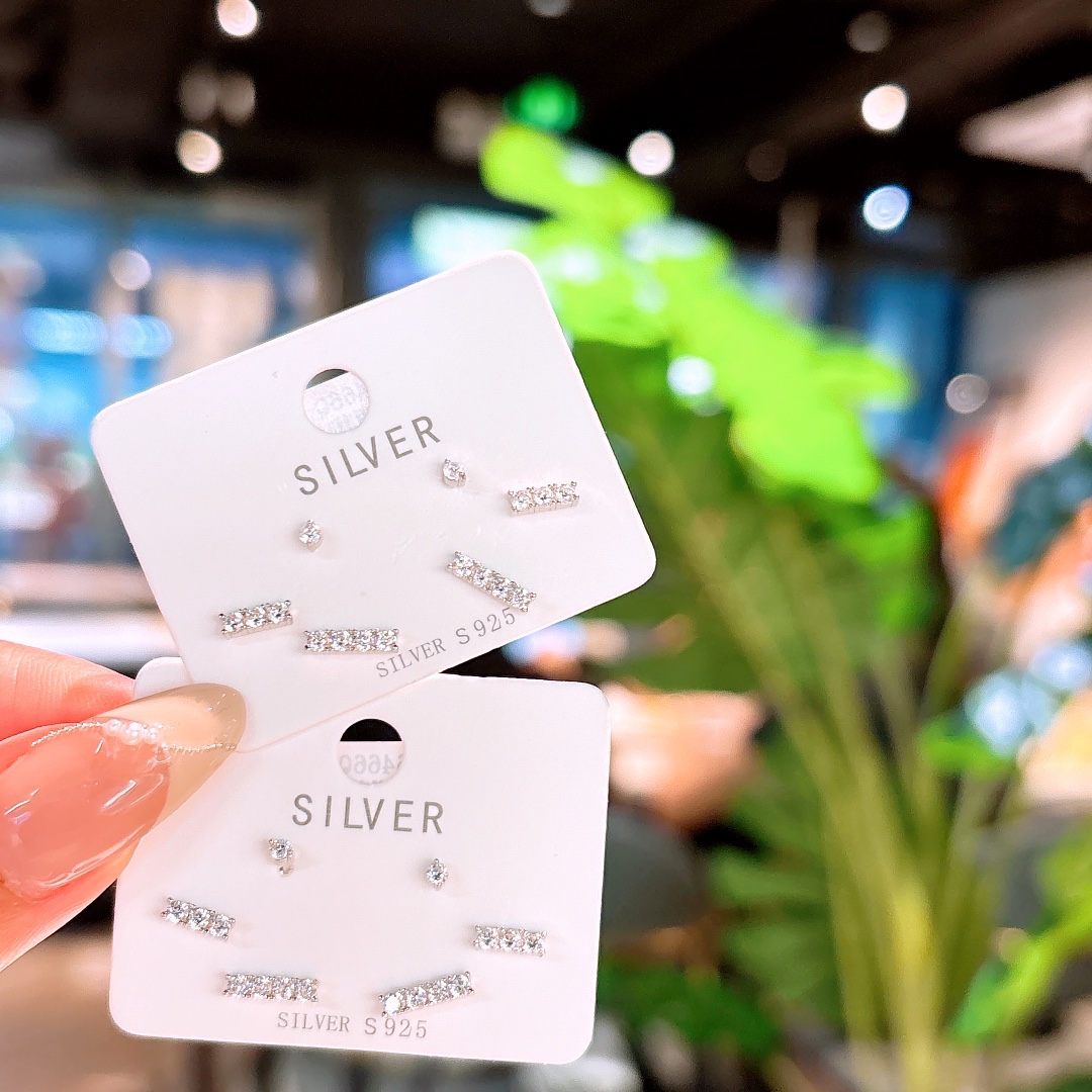 Solid Silver Earrings Soft Spring Festival Silver