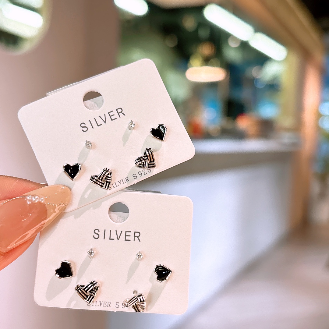 S925 Sterling Silver Earrings Forest Date Night Gold