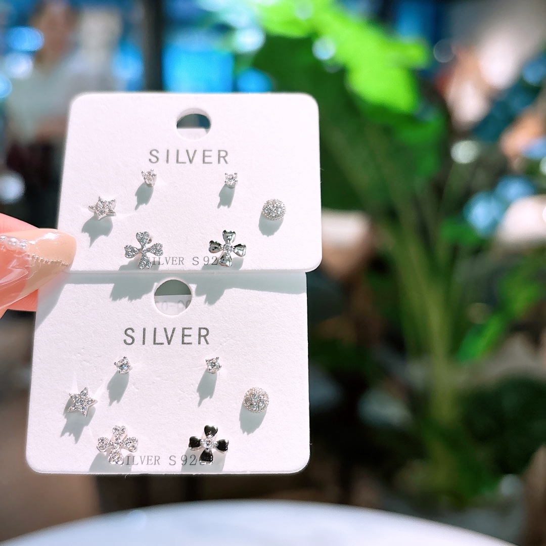 Nickel Free Silver Earrings Girly Everyday Wear Gold