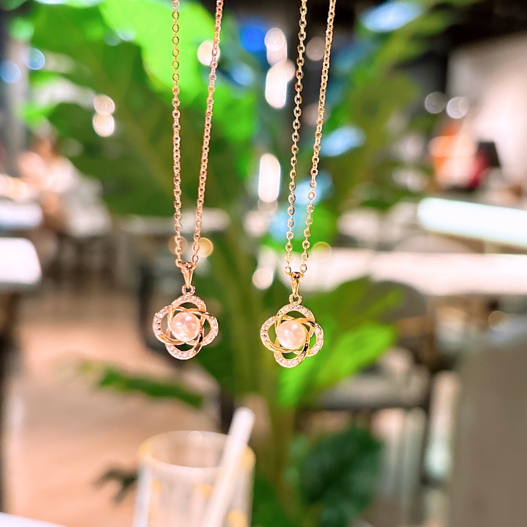 Solid Silver Necklace Dainty Wedding Gold