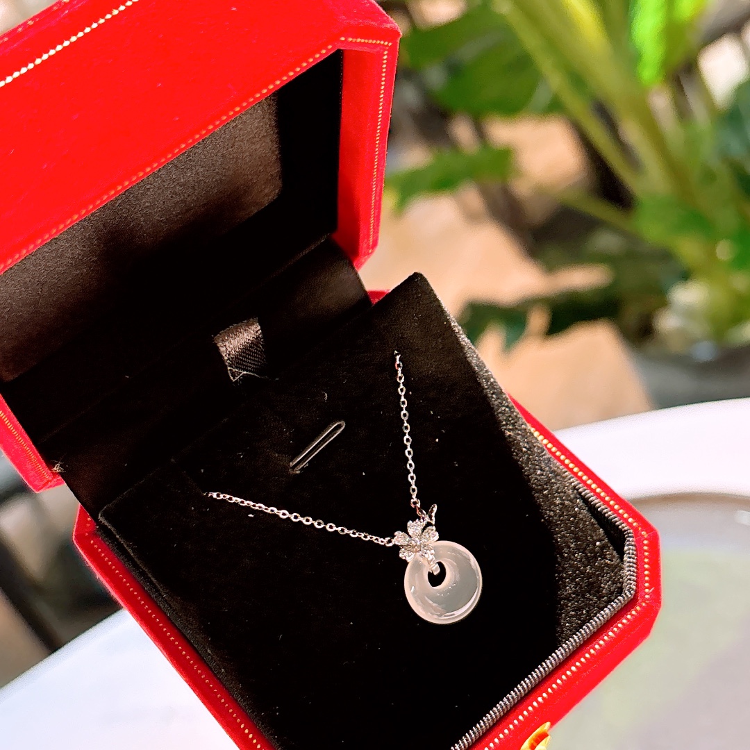 S925 Sterling Silver Necklace Sweet & Cool Travel Gold