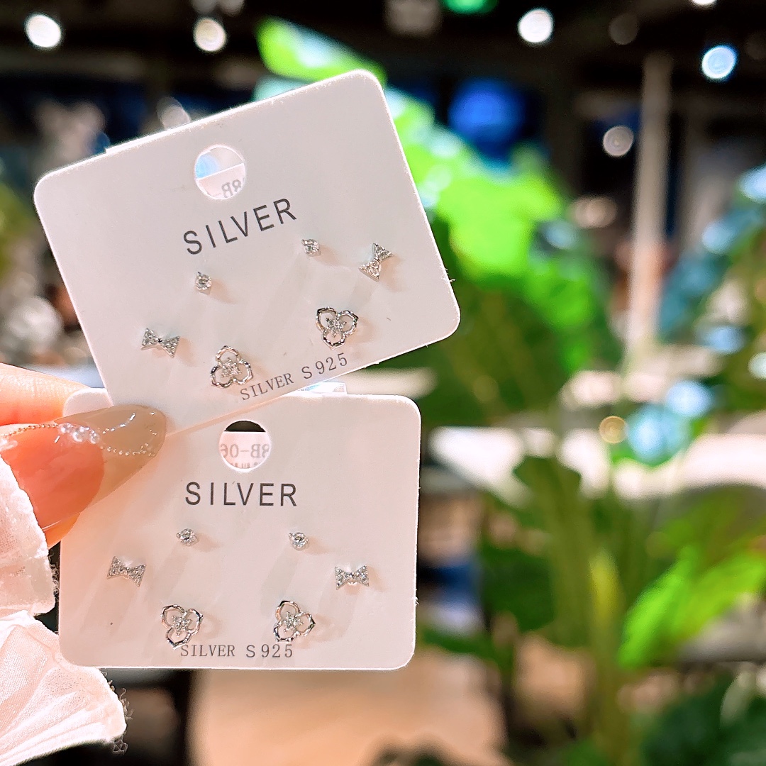 ラグジュアリー925シルバーイヤリングゴールド 旅行