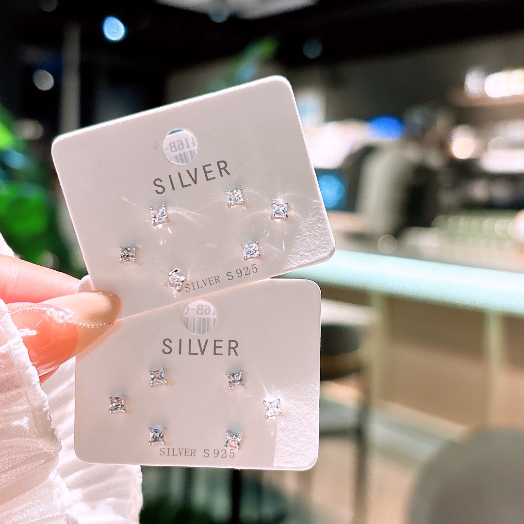 精巧純銀イヤリングシルバー 先生の日