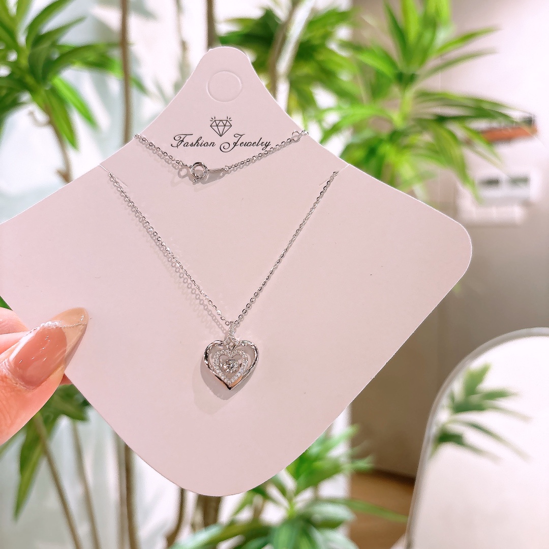 Hypoallergenic Silver Necklace Playful Confession Gold