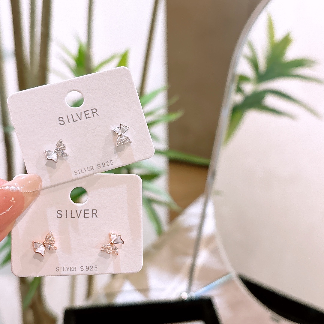 Fine Silver Earrings Intellectual Proposal Silver