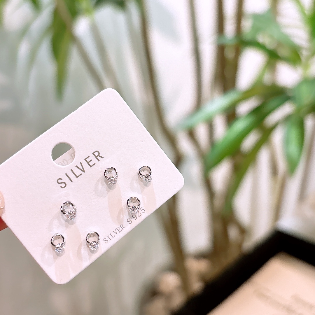 Solid Silver Earrings Girly Bestie Gift Gold