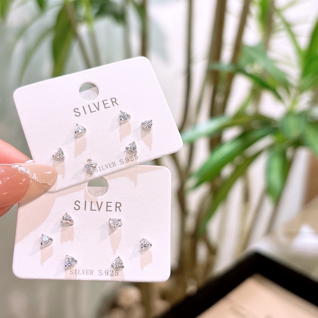 High Polish Silver Earrings Romantic Date Night Silver