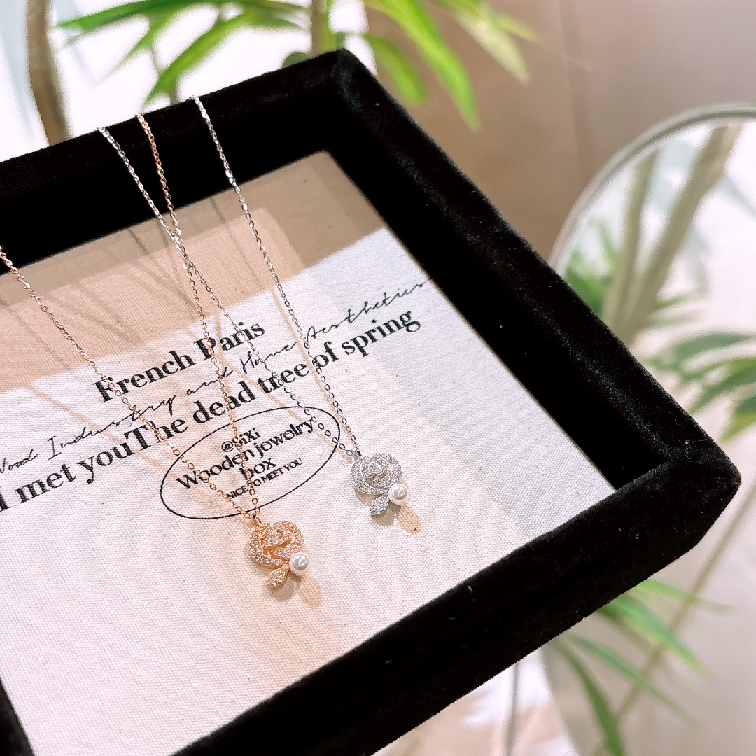 Fine Silver Necklace Sweet Mother's Day Gold