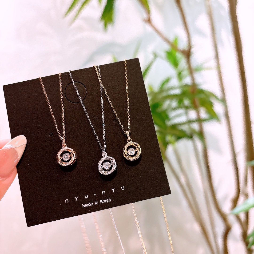 High Polish Silver Necklace Soft Birthday Gold