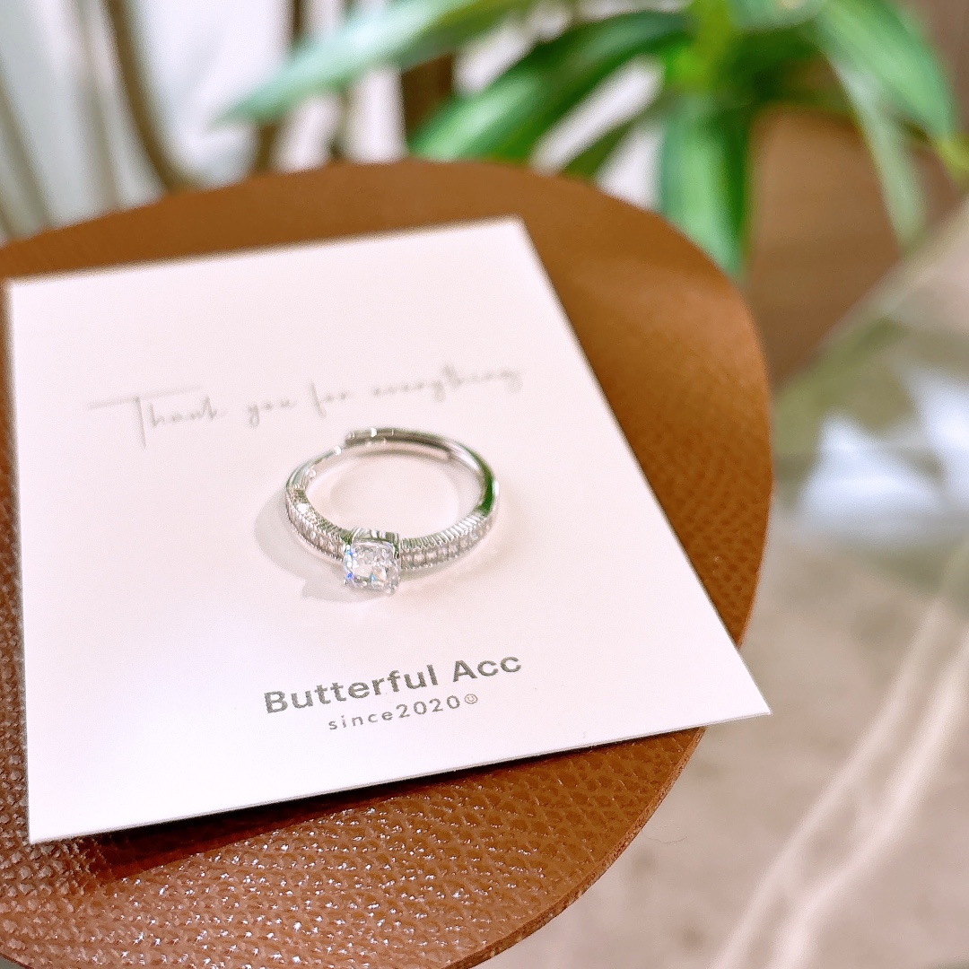 Low Allergy Silver Ring Forest Birthday Gold