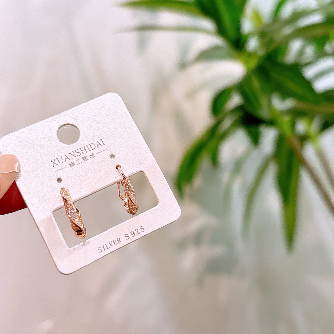 Hypoallergenic Silver Ear Cuffs Cute Mother's Day Silver