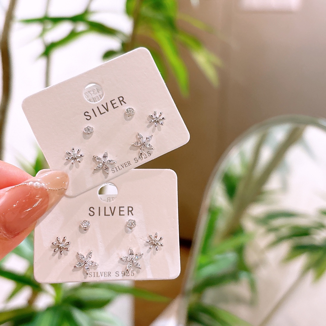 Nickel Free Silver Freshwater Pearl Studs Playful Wedding Gold