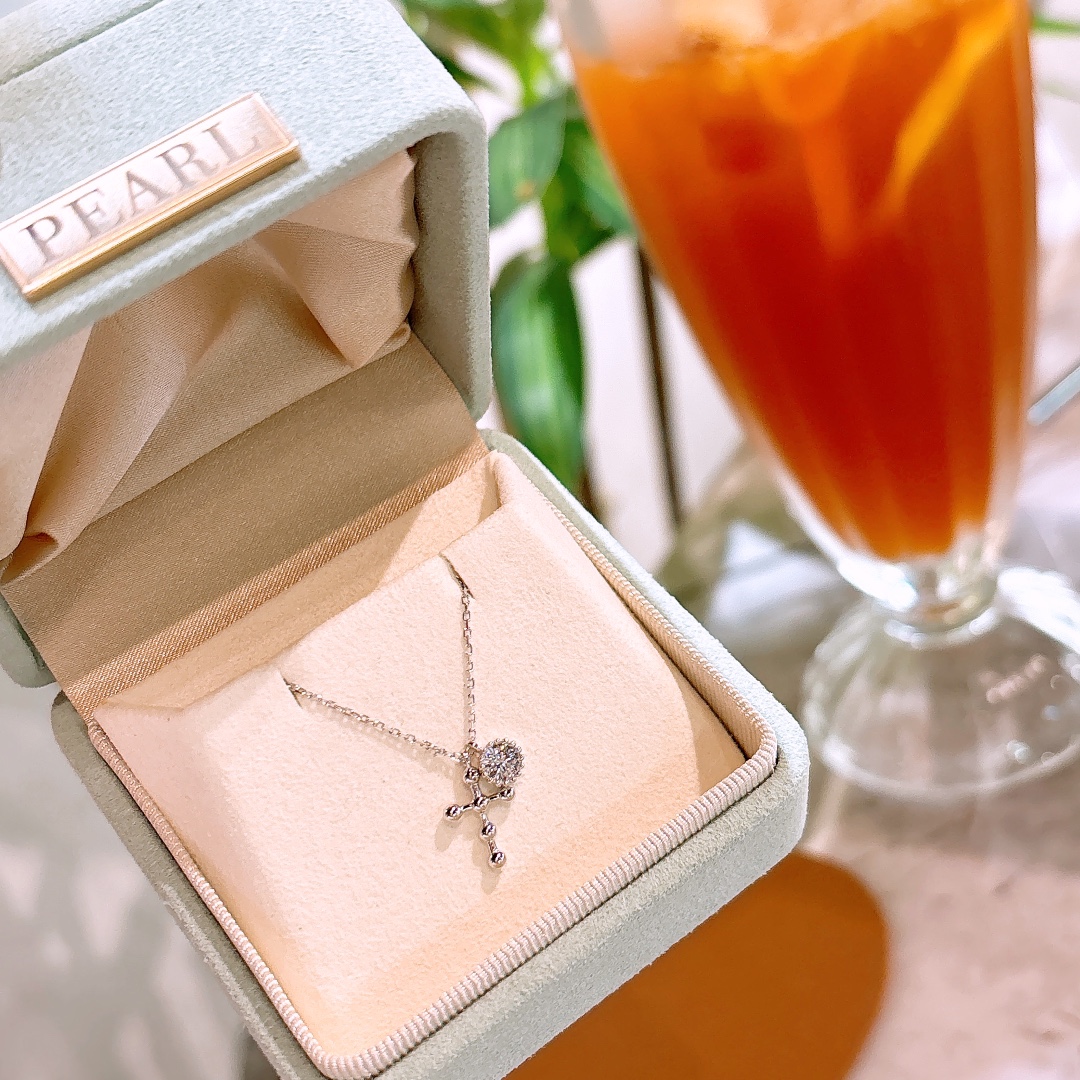 925 Silver Moissanite Necklace Dainty Gift for Her Silver