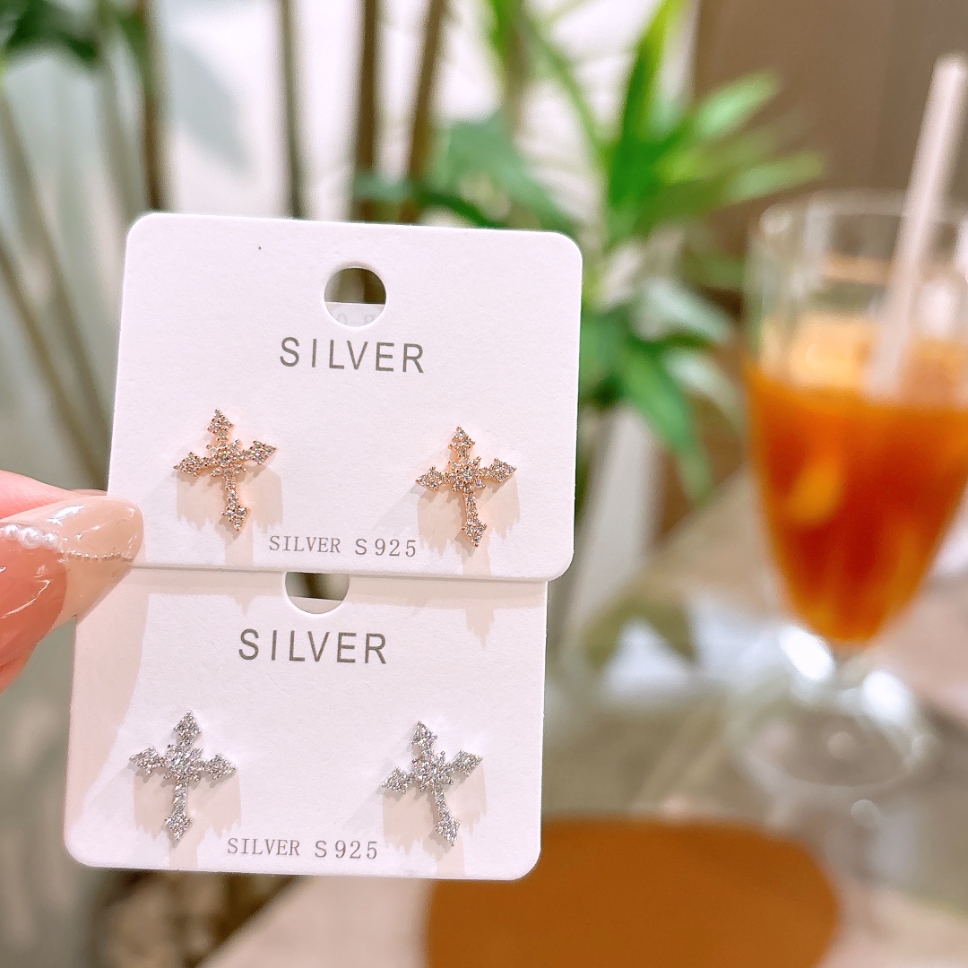 Nickel Free Silver Earrings Premium New Year Silver