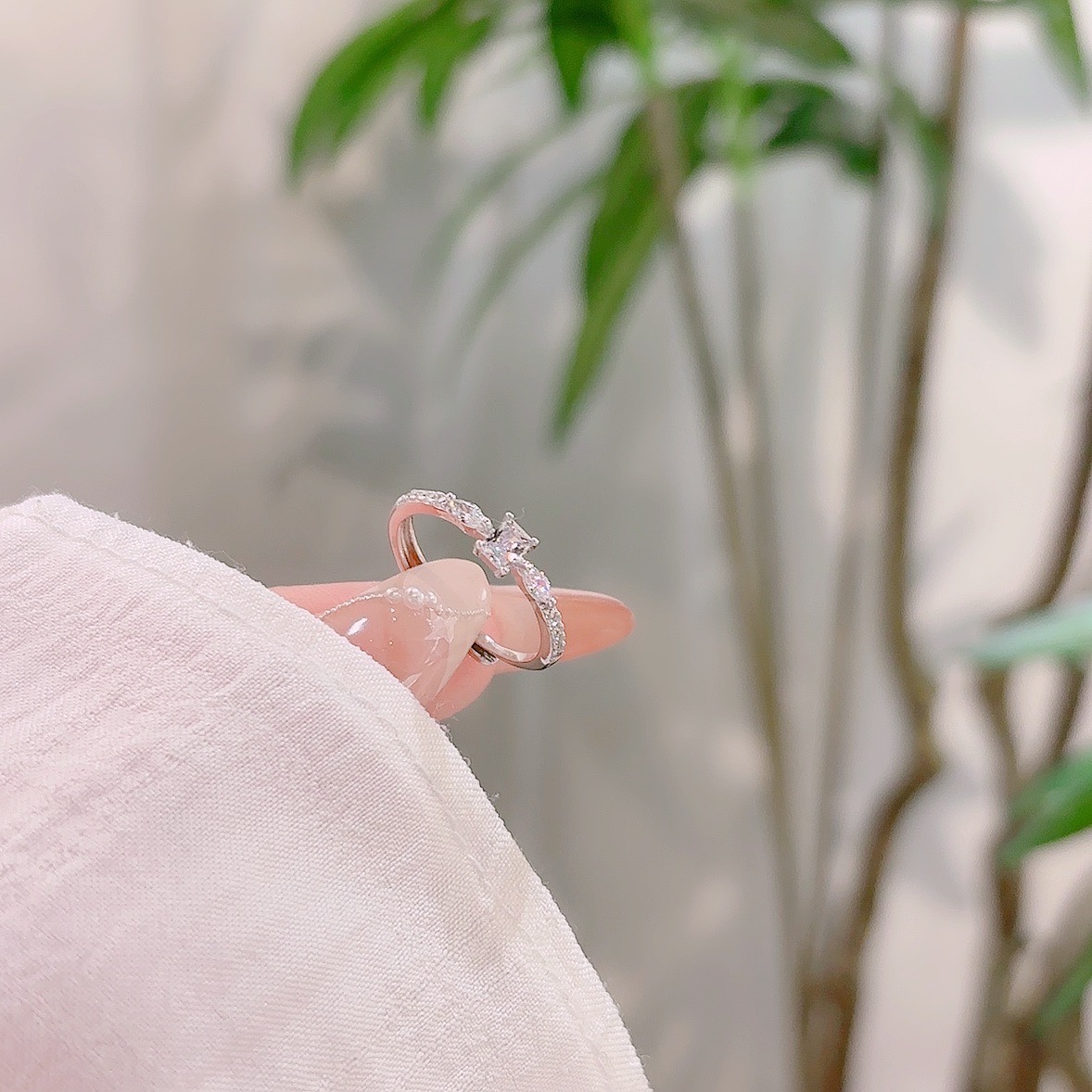 Nickel Free Silver Ring Pure Valentine's Day Silver