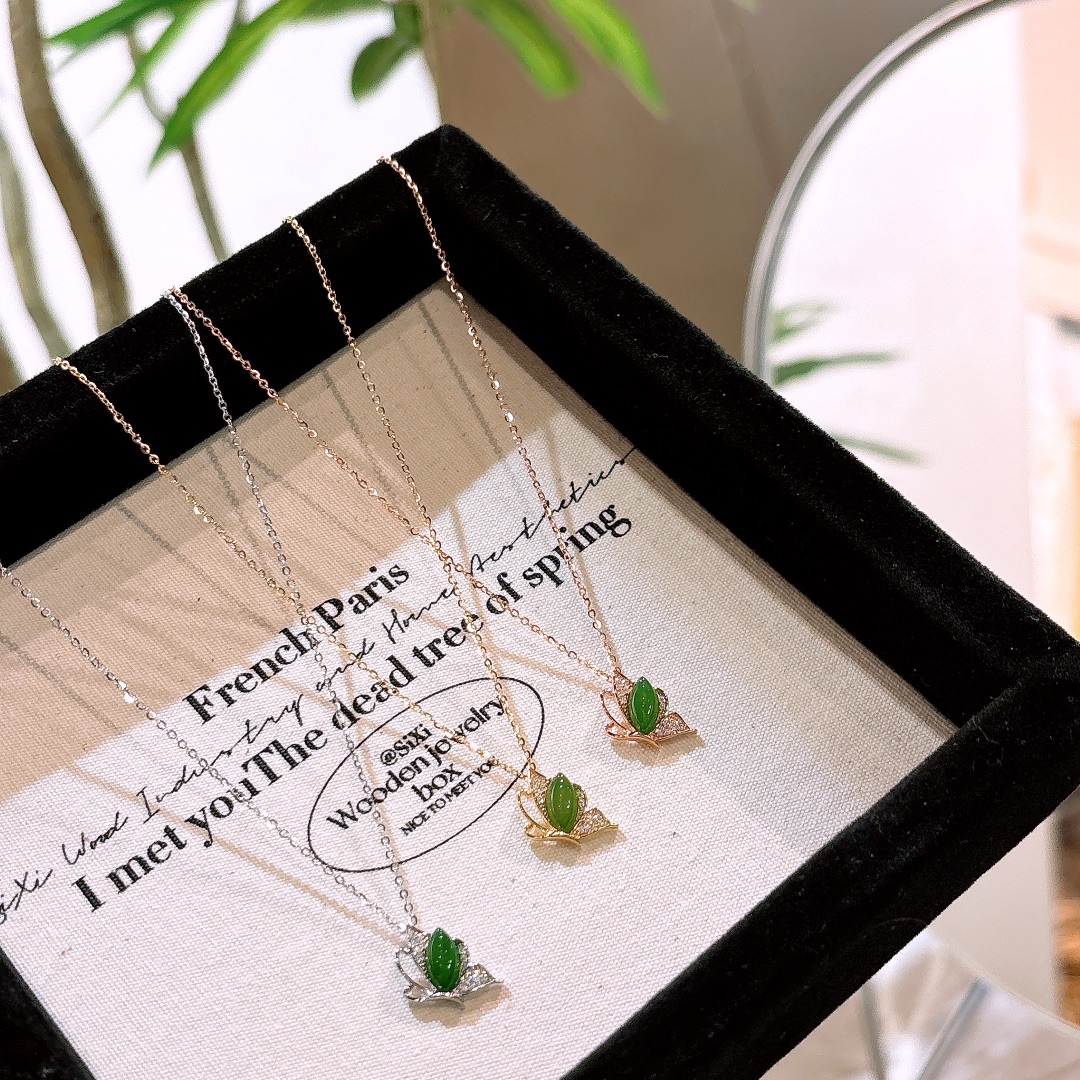 High Polish Silver Jasper Necklace Pure Teacher's Day Silver