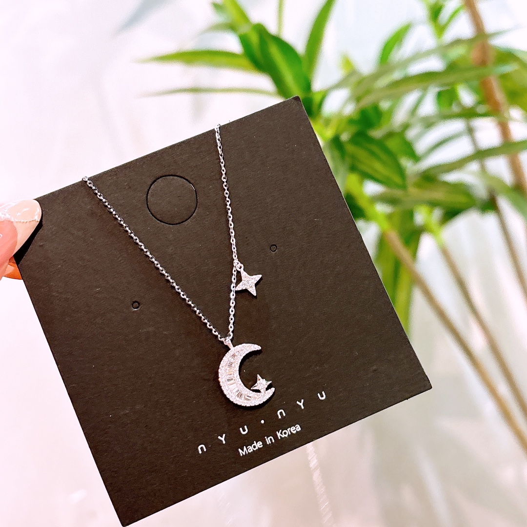 S925 Sterling Silver Necklace Unique New Year Silver