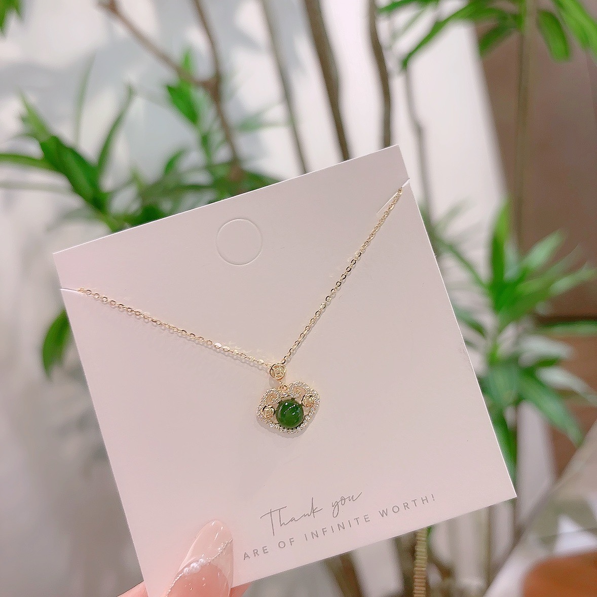 Nickel Free Silver Jasper Necklace Fresh Travel Gold