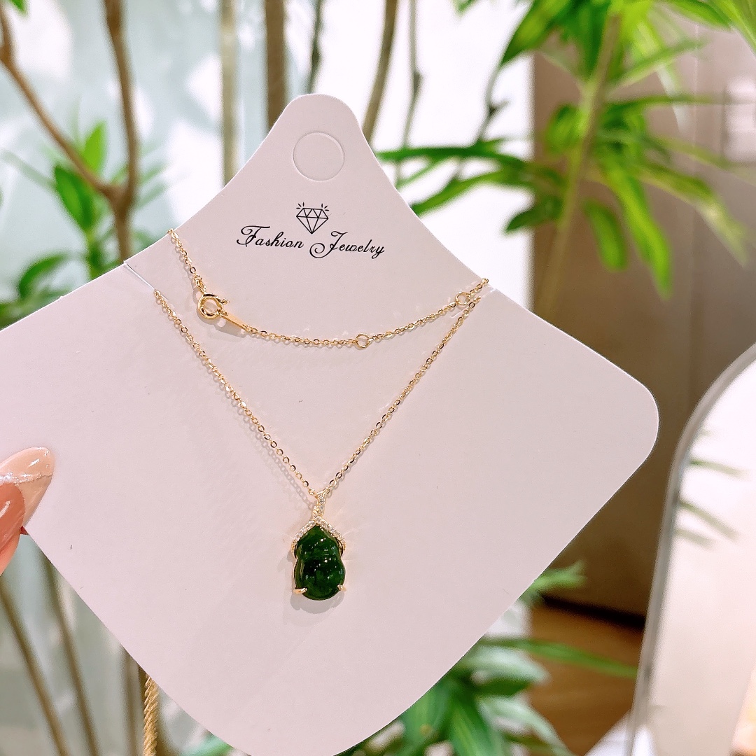 925 Silver Jasper Necklace Artistic Banquet Silver