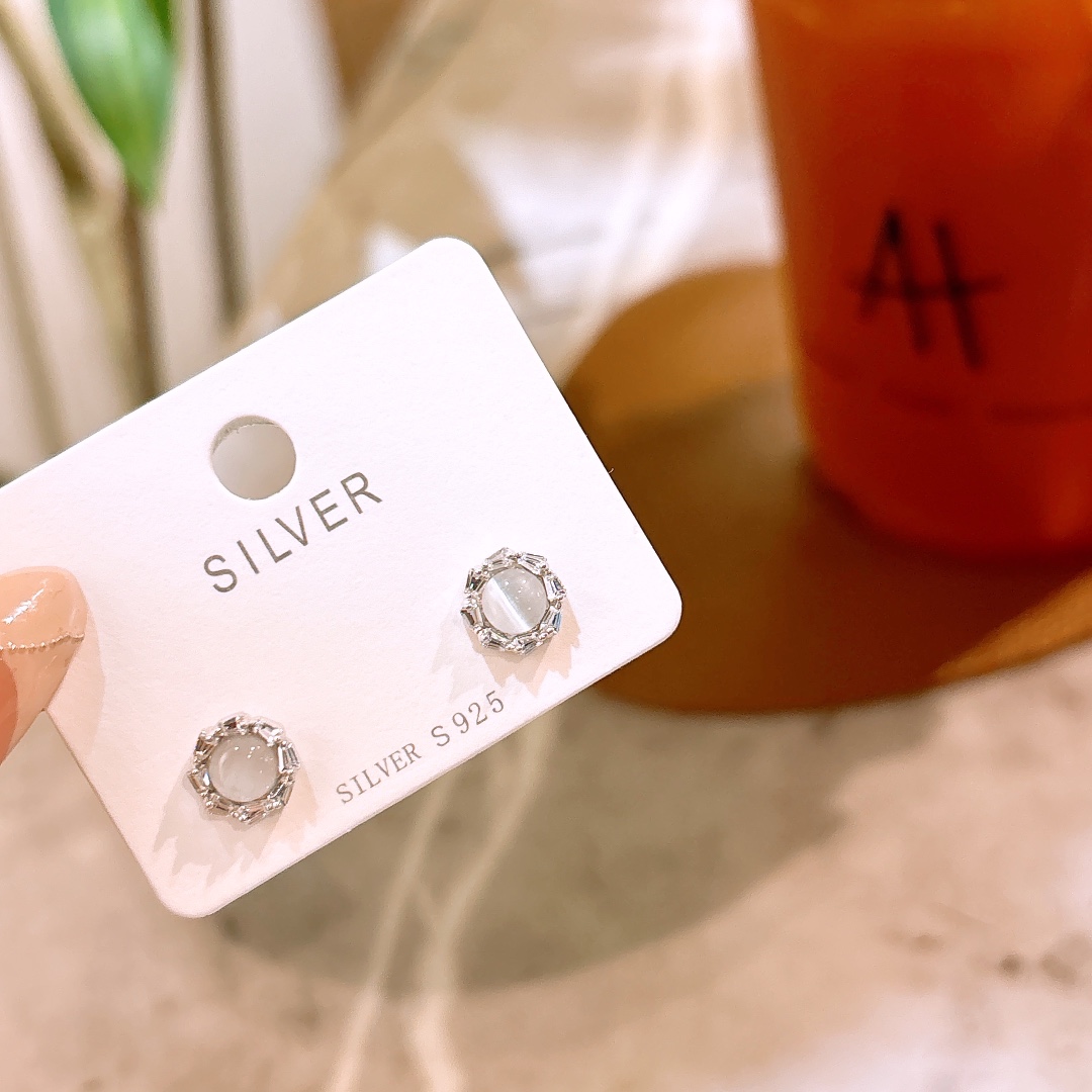 High Polish Silver Earrings Soft Date Night Gold