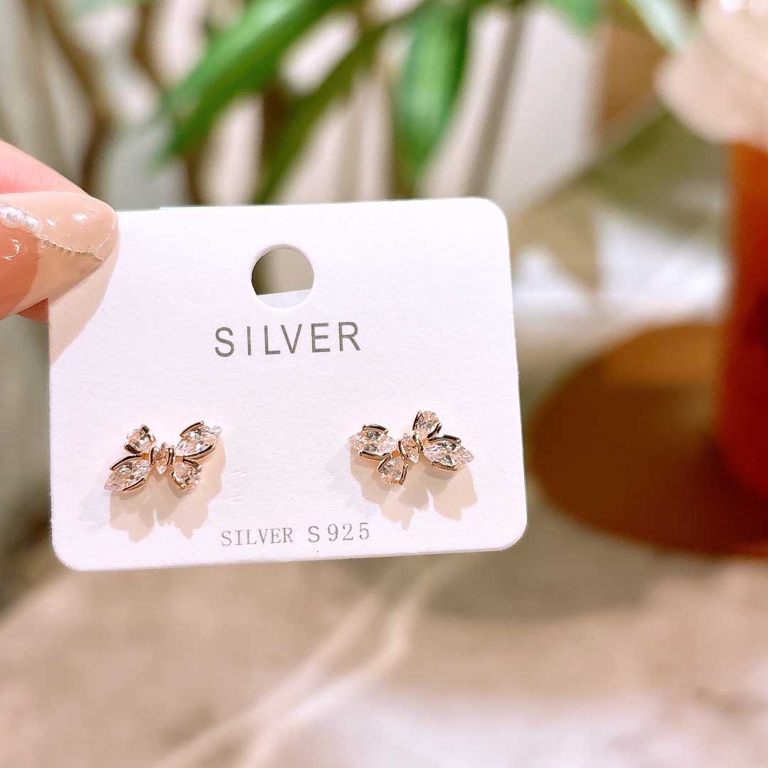 Fine Silver Earrings Ethereal Office Silver