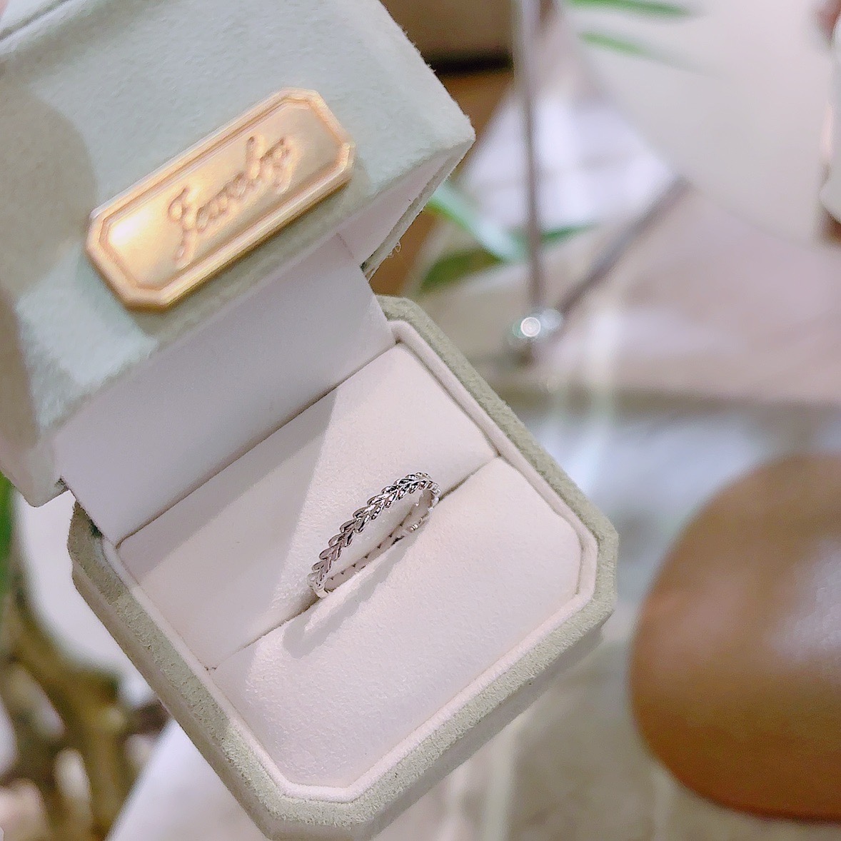 Fine Silver Ring French Self-love Silver