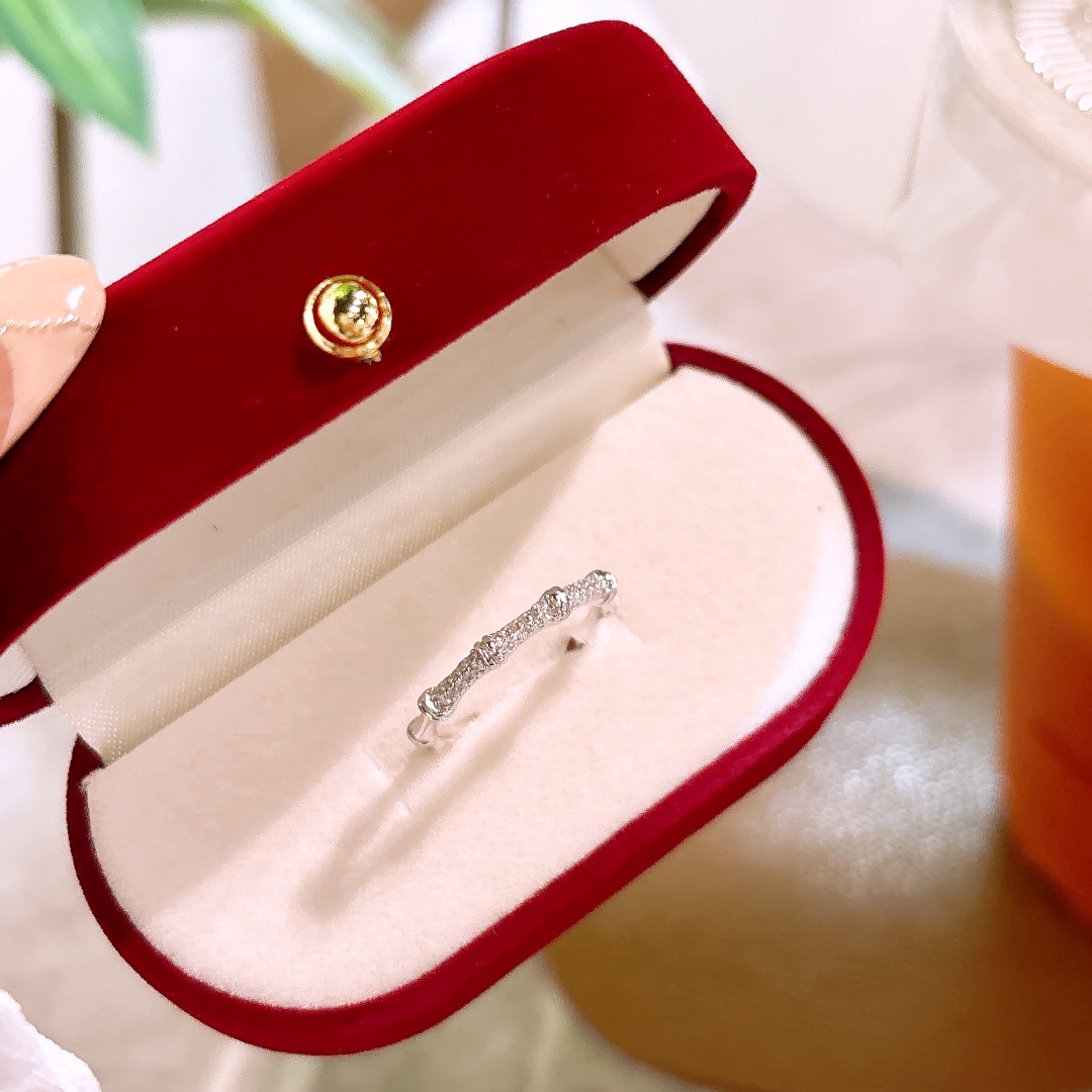 Fine Silver Ring Light Luxury Everyday Wear Silver