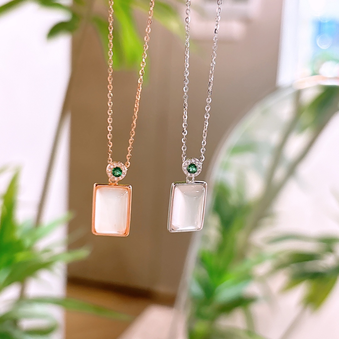 Fine Silver Necklace Delicate Housewarming Silver