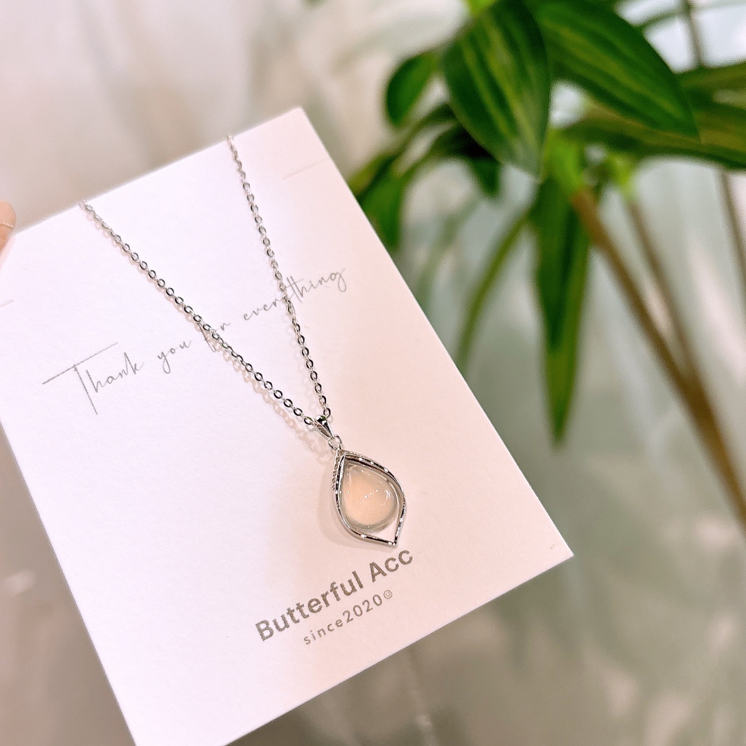 Fine Silver Necklace Playful Wedding Silver