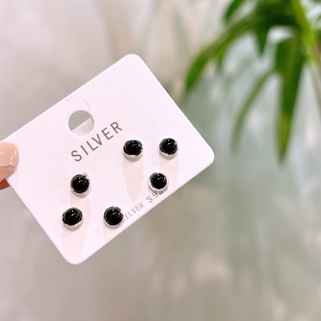 S925 Sterling Silver Earrings Artistic Proposal Silver