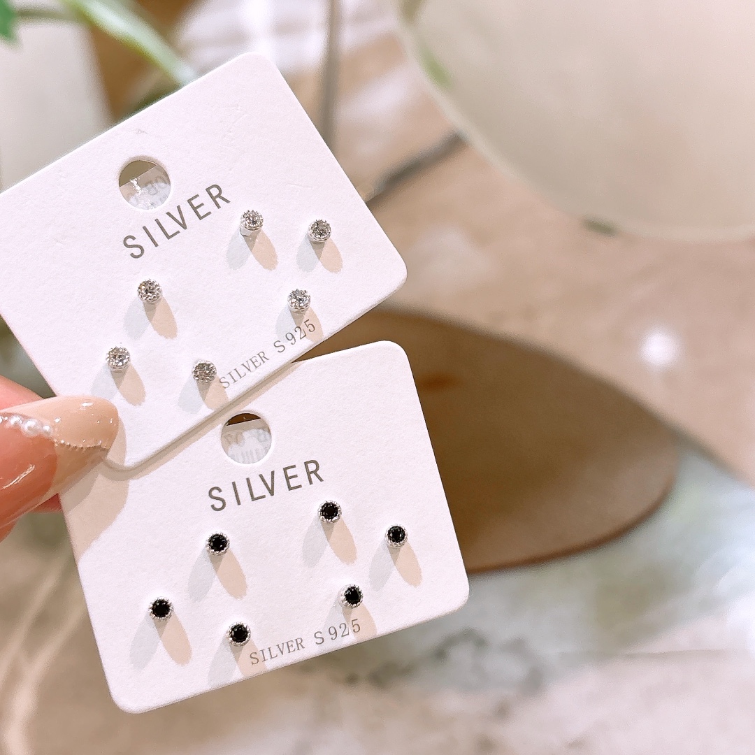 Low Allergy Silver Earrings Intellectual Party Gold