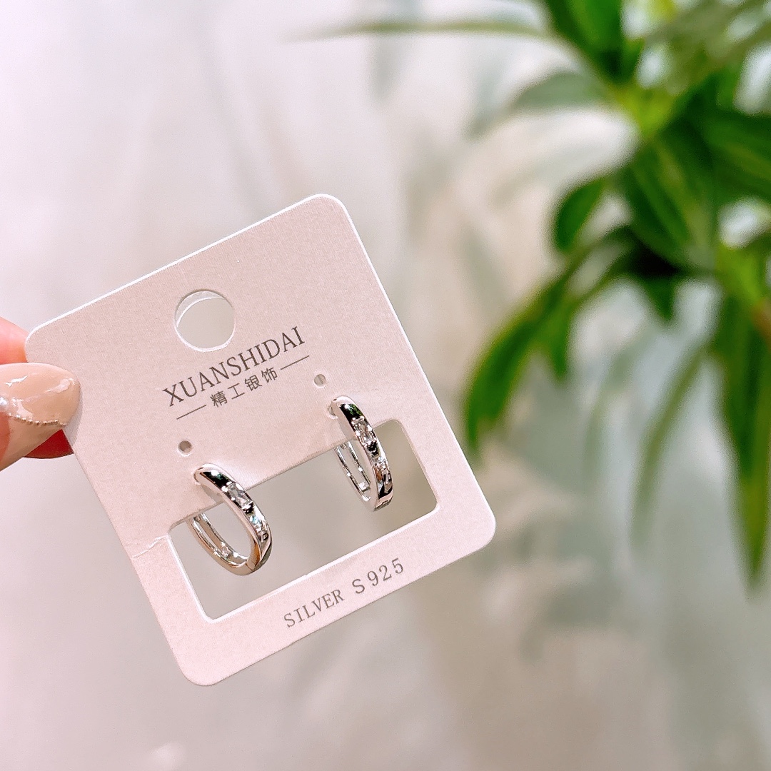 High Polish Silver Ear Cuffs Girly New Year Gold