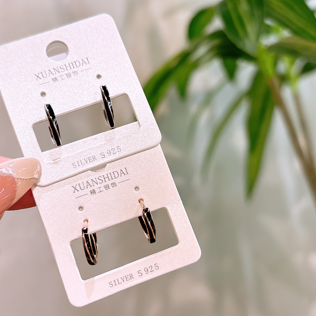 S925 Sterling Silver Ear Cuffs Delicate Proposal Gold