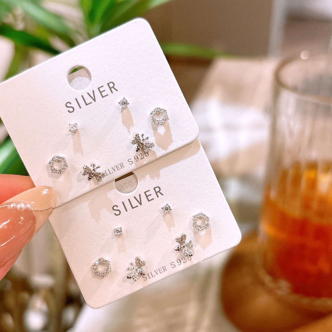 Low Allergy Silver Earrings Ethereal Confession Silver