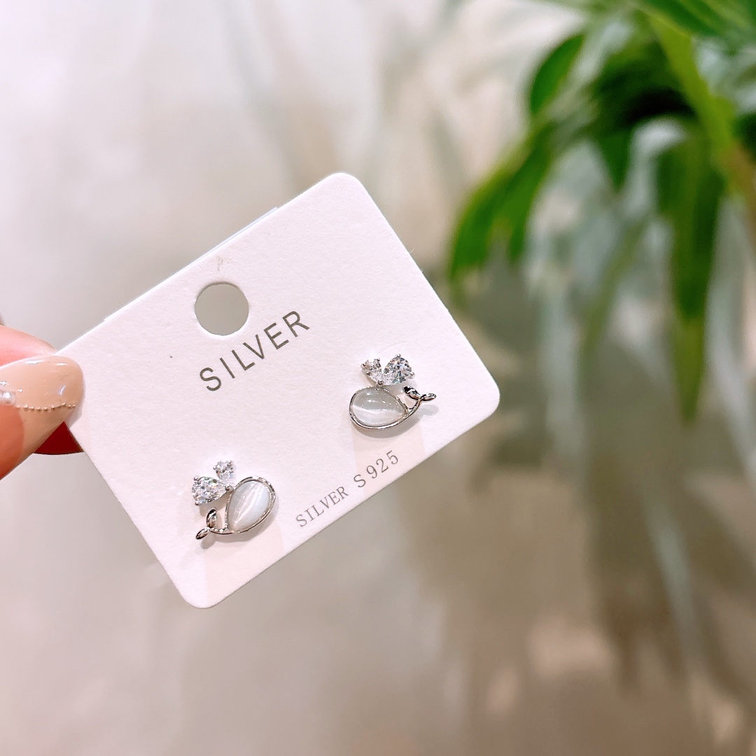 High Polish Silver Earrings Romantic Wedding Favor Gold