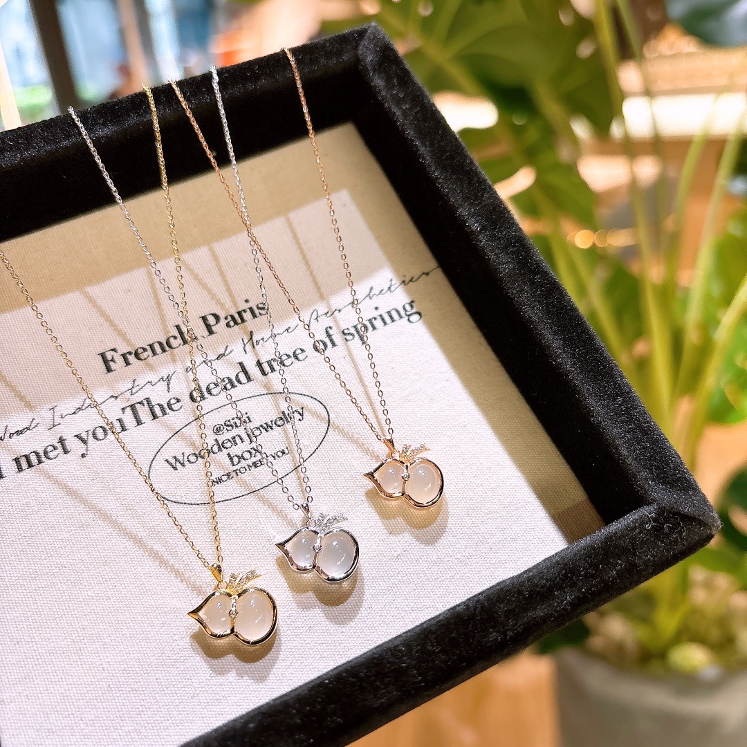 高級感低アレルギー銀ネックレスゴールド 晩餐会