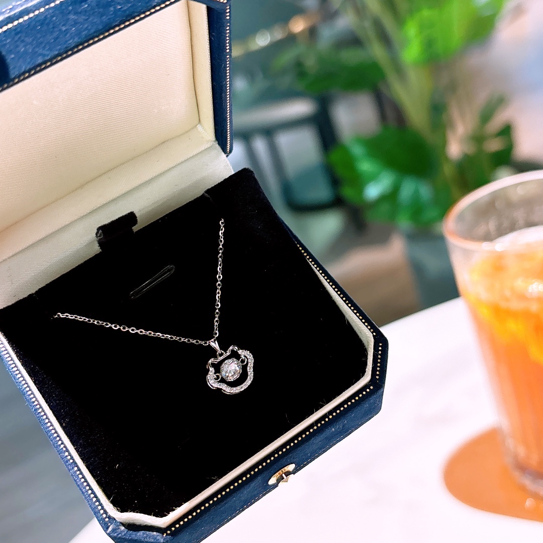 Solid Silver Necklace French Mother's Birthday Silver