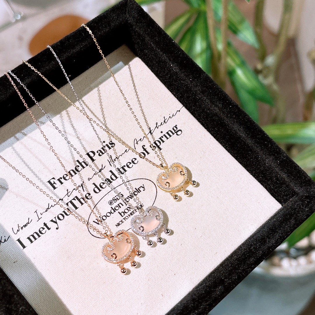 Nickel Free Silver Necklace Ins Style Birthday Gold