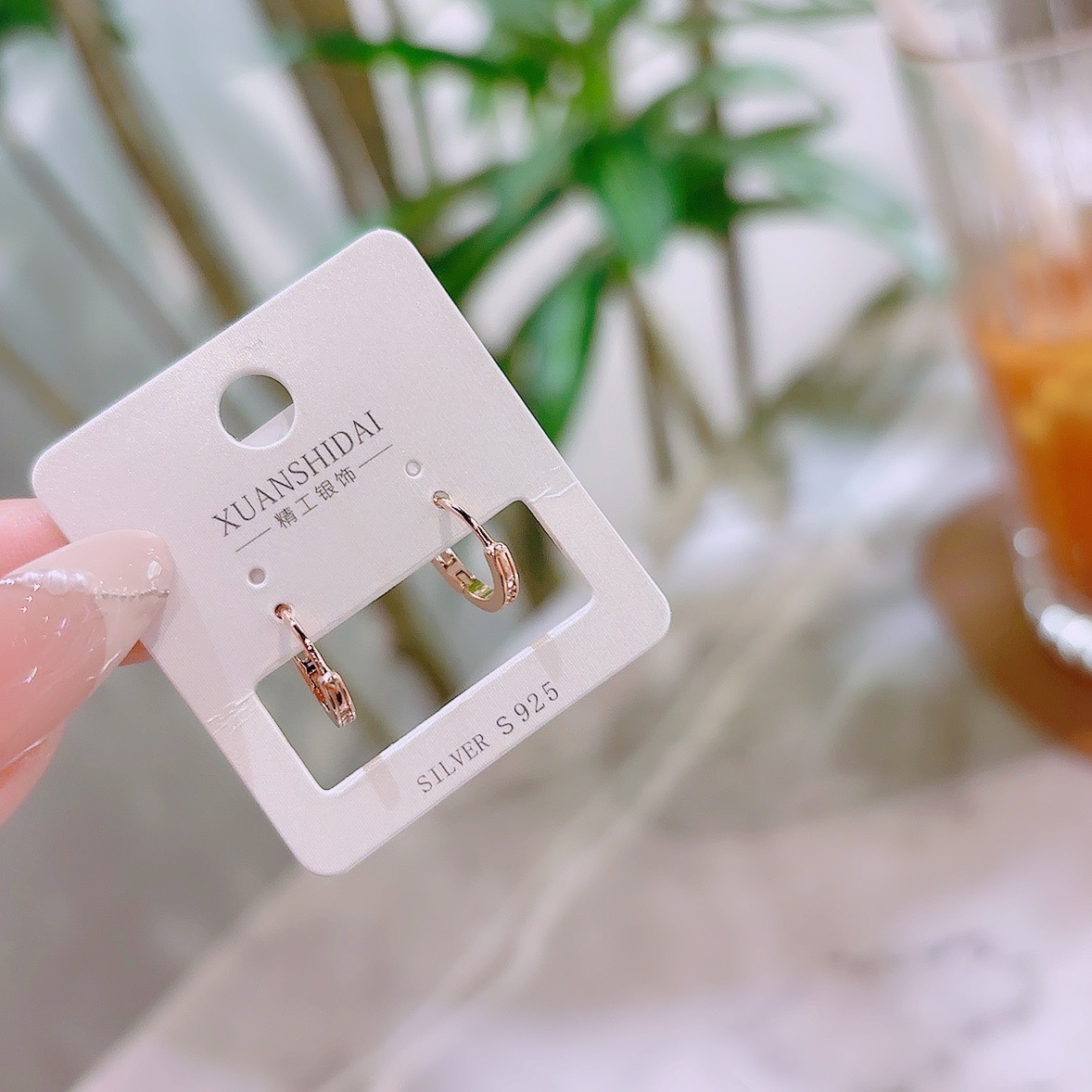 Hypoallergenic Silver Ear Cuffs Girly New Year Silver