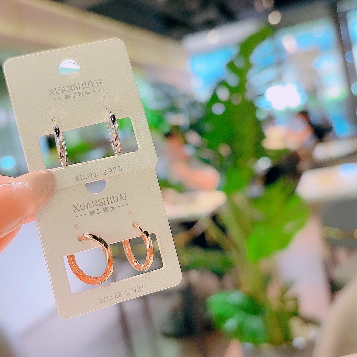 Hypoallergenic Silver Ear Cuffs French Party Gold