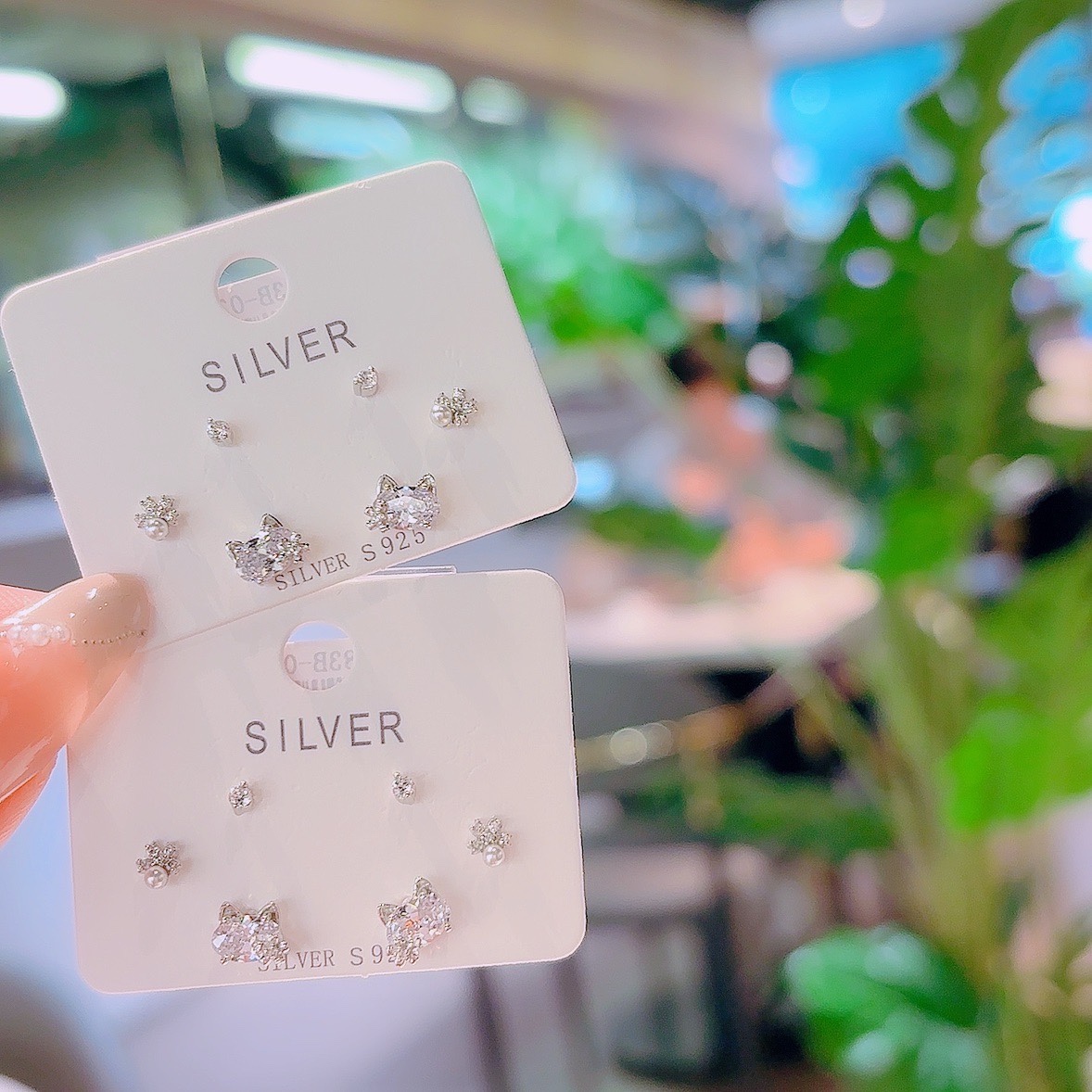 Nickel Free Silver Earrings Lively Spring Festival Gold