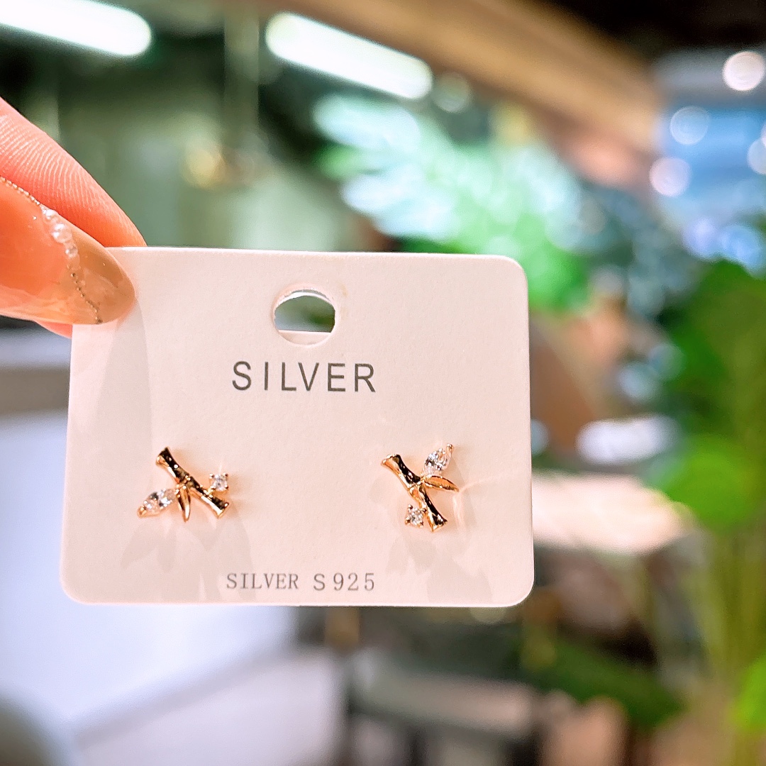 Nickel Free Silver Earrings Ins Style Gift for Her Silver