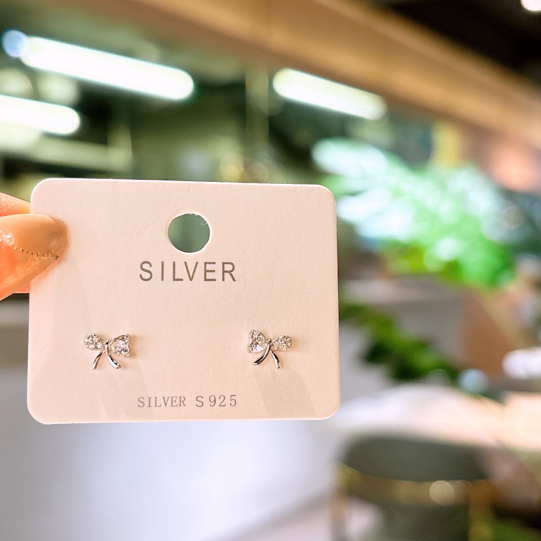 Massivsilber Ohrringe Wald Heiratsantrag Gold