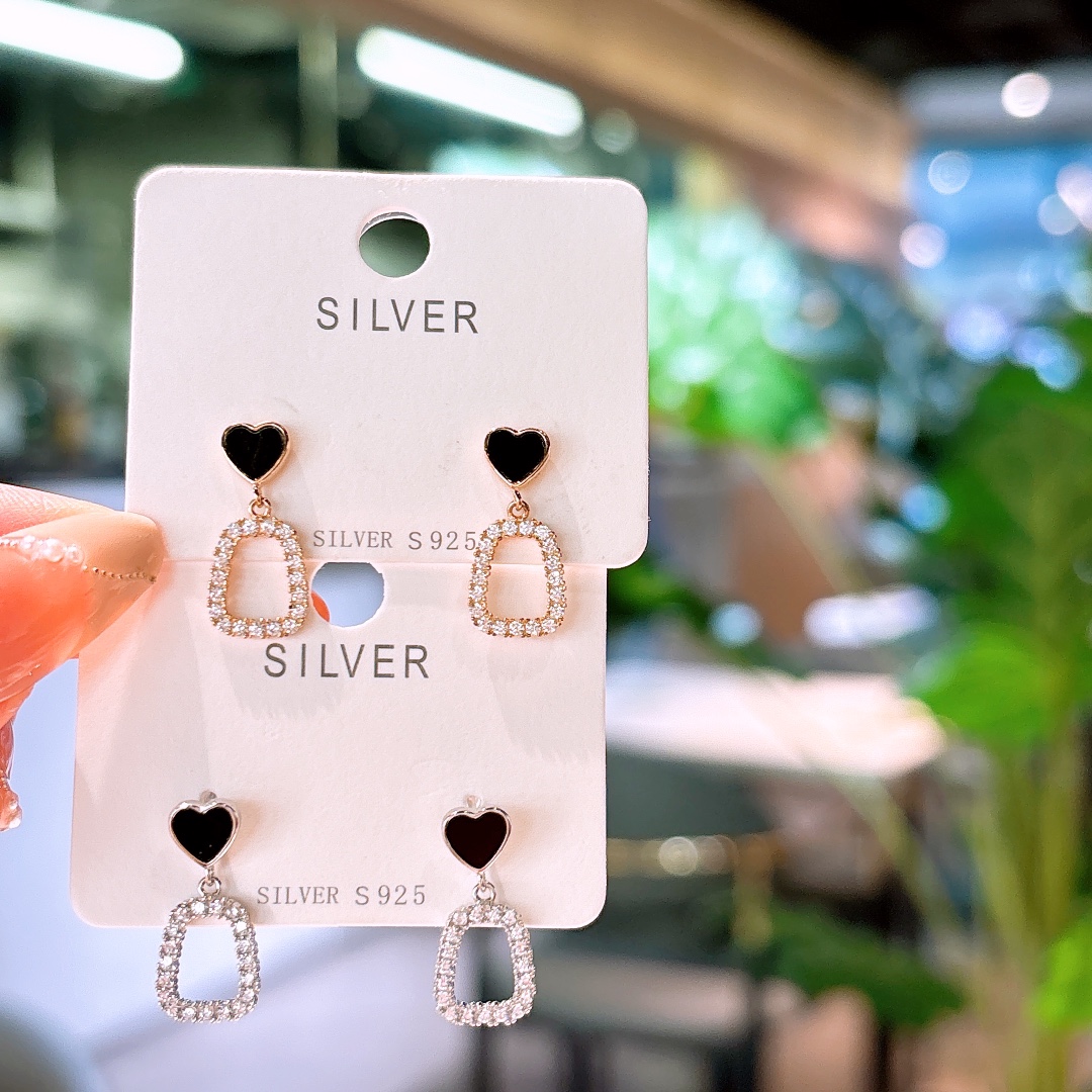 Hypoallergenic Silver Earrings Chic Wedding Favor Gold